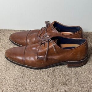 Cole Haan Oxford Dress Shoes Mens 13 Brown Leather Lace Up